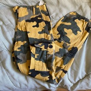 Camo cargo pants